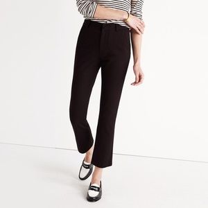 J. Crew Teddie Cropped Pants in Black